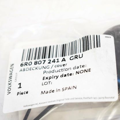 NEW VW POLO 6R FRONT BUMPER TOW HOOK EYE CAP COVER 6R0807241AGRU ORIGINAL