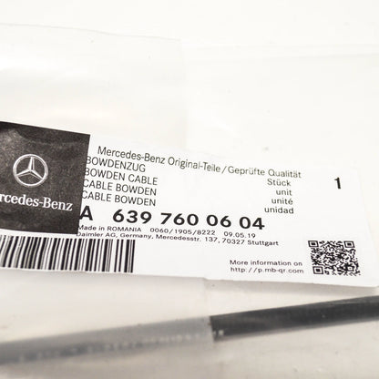 NEW MERCEDES-BENZ VITO W639 FRONT LEFT DOOR BOWDEN CABLE A6397600604 ORIGINAL