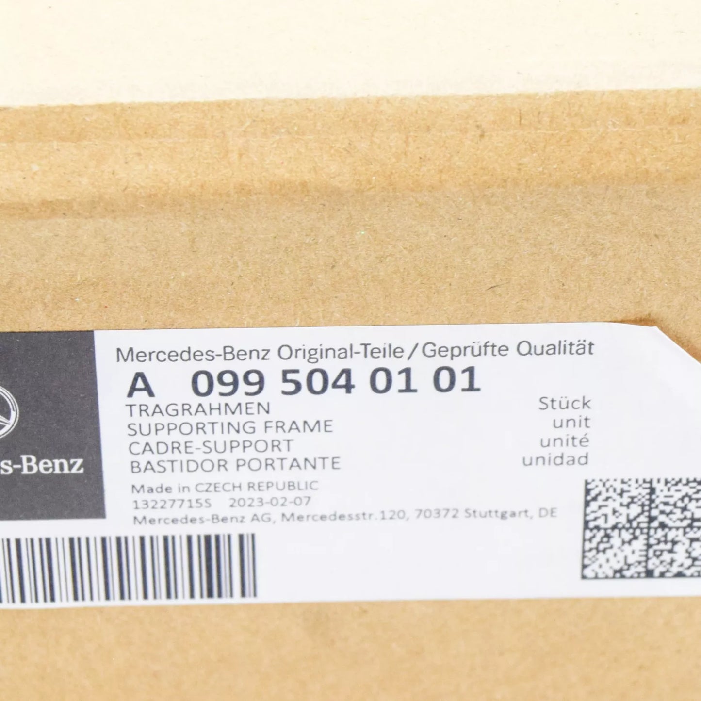 NEW MERCEDES-BENZ S W223 RIGHT RADIATOR HOLDER A0995040101 ORIGINAL