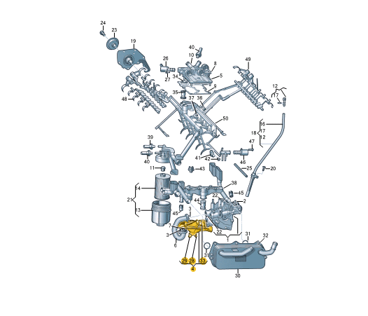 NEW AUDI A6 C7 ENGINE OIL PICKUP TUBE 079115155AN ORIGINAL