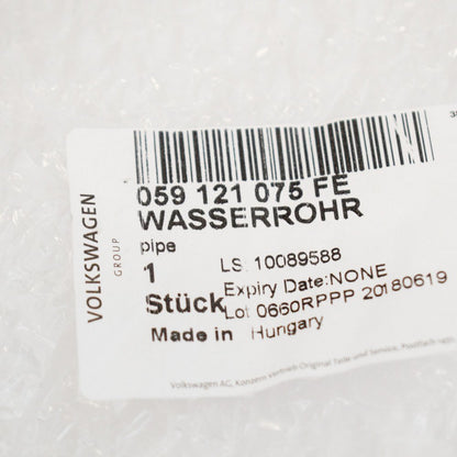 NEW AUDI A6 C7 WATER PIPE TUBE 059121075FE ORIGINAL