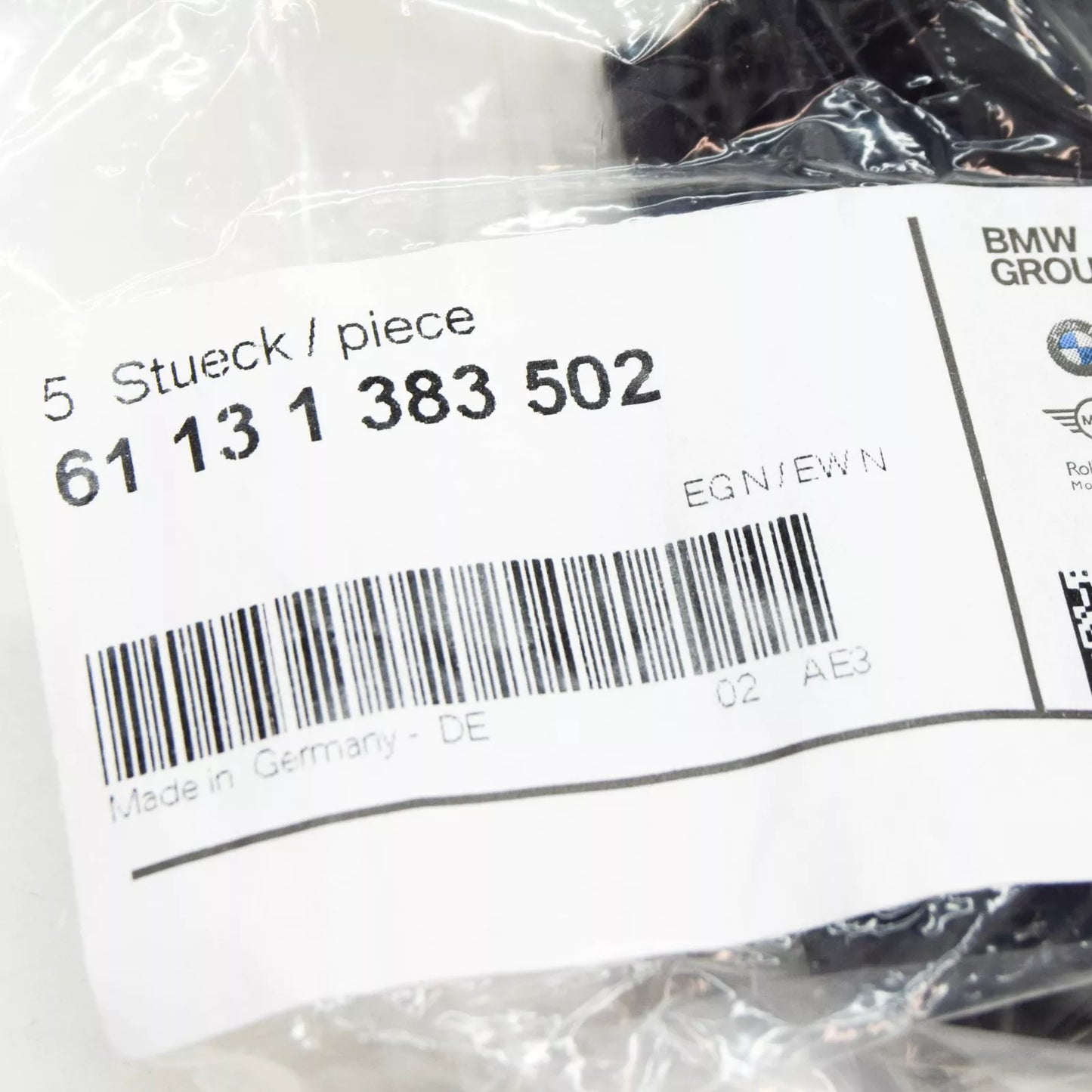 NEW BMW 5 E60 SOCKET HOUSING 1383502 61131383502 ORIGINAL