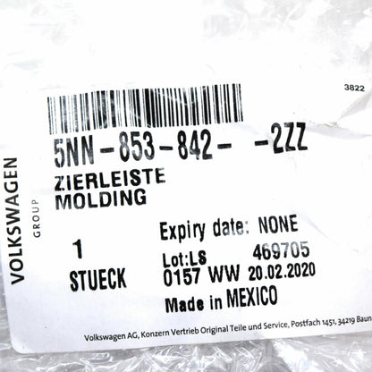 NEW VW TIGUAN MK2 AD REAR RIGHT BUMPER OUTER CHROME MOLDING 5NN8538422ZZ