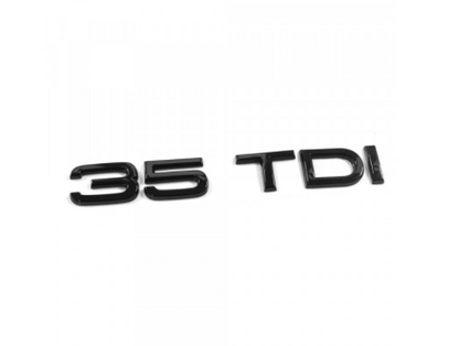 new audi q3 f3 rear '35 tdi' emblem badge 83a853744bt94 original