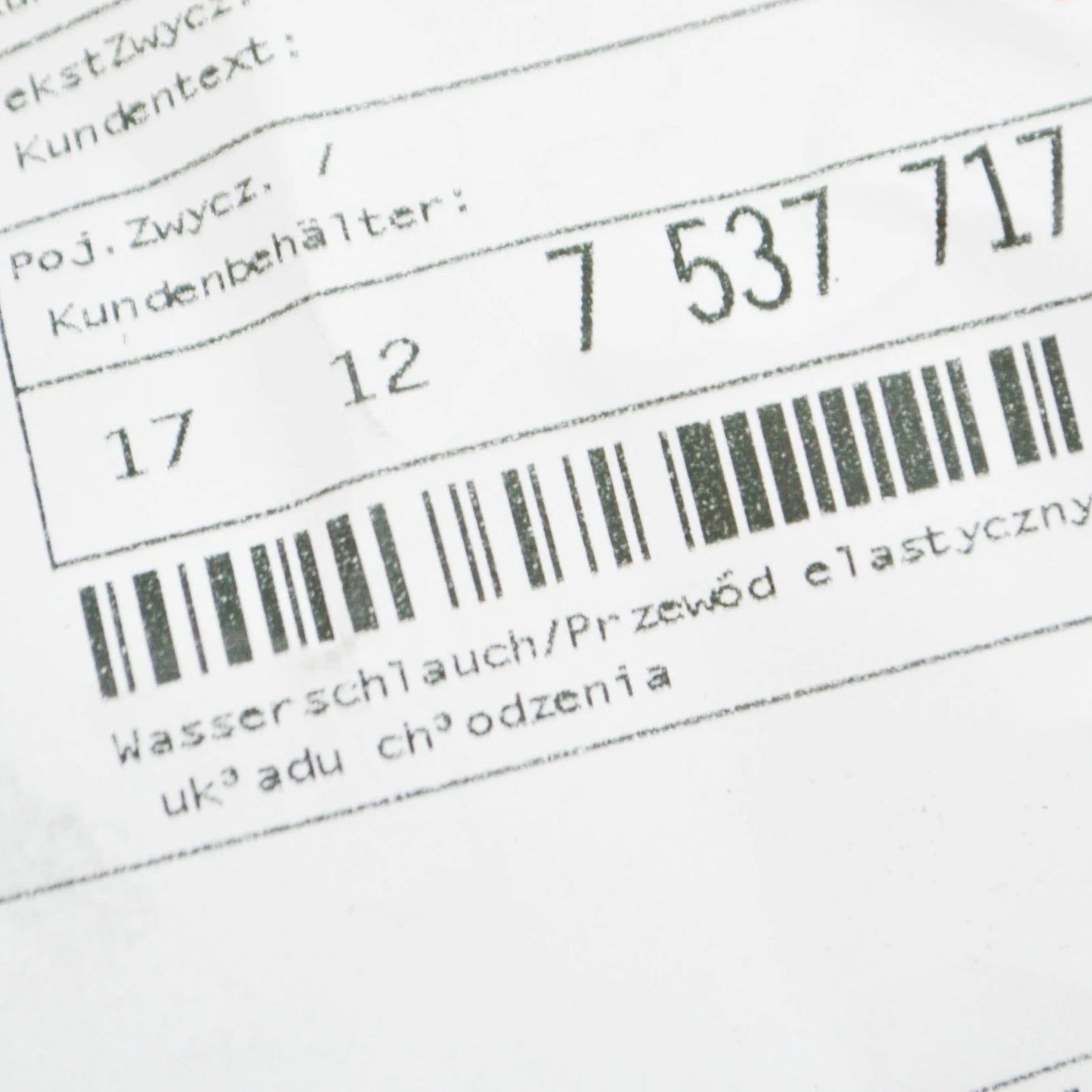 NEW BMW Z4 COUPE ROADSTER E85 E86 Z4 2.5I RADIATOR HOSE 17127537717 7537717