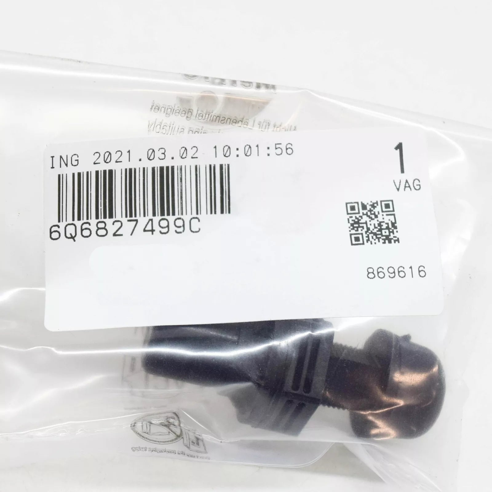 NEW VW GOLF MK5 REAR LID ADJUSTABLE STOP BUFFER 6Q6827499C ORIGINAL