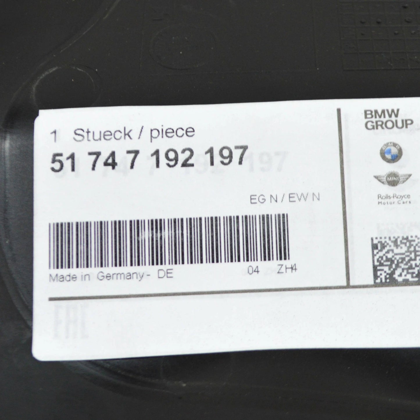 NEW BMW Z4 E89 LEFT RADIATOR SUPPORT SIDE PANEL 7192197 51747192197 ORIGINAL