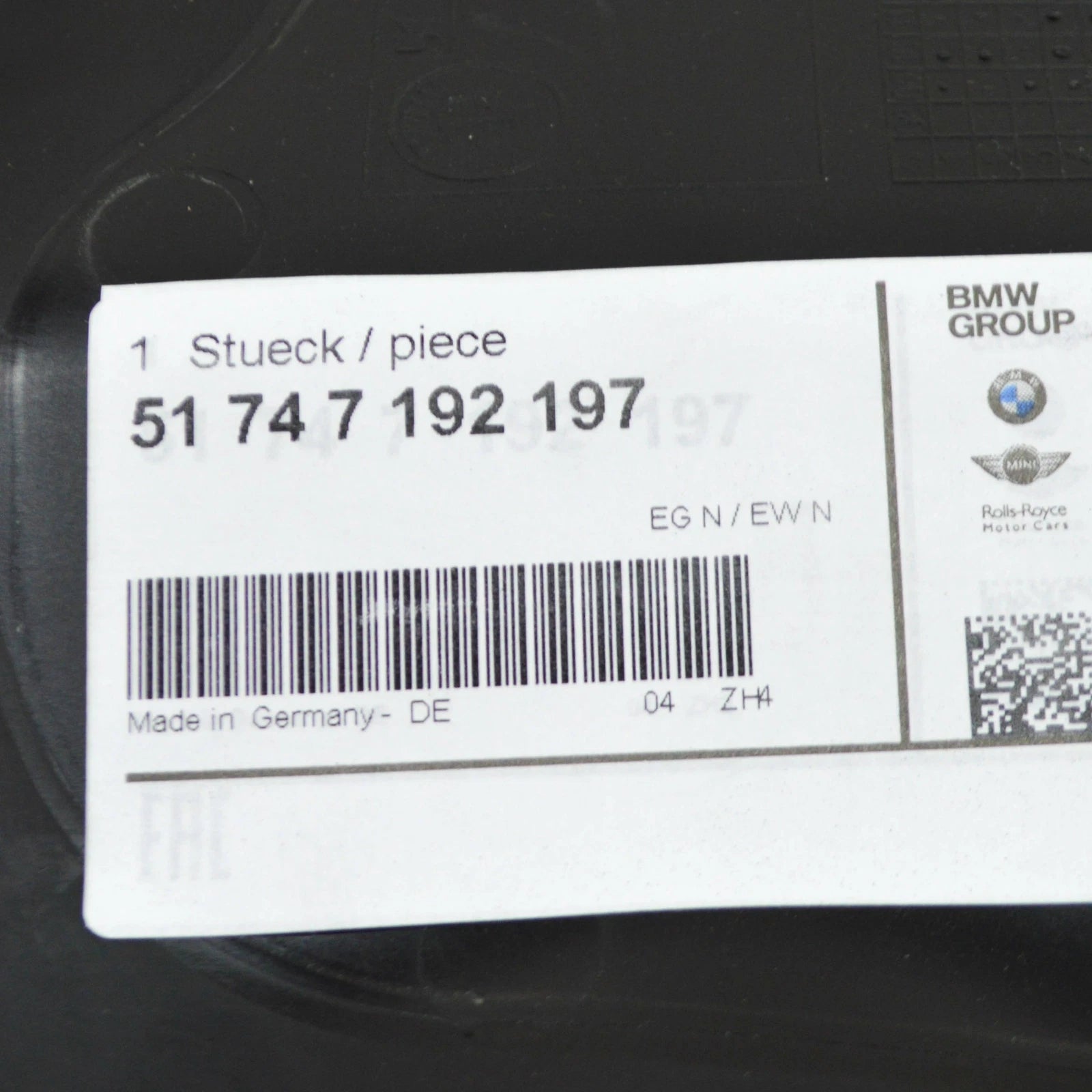 NEW BMW Z4 E89 LEFT RADIATOR SUPPORT SIDE PANEL 7192197 51747192197 ORIGINAL