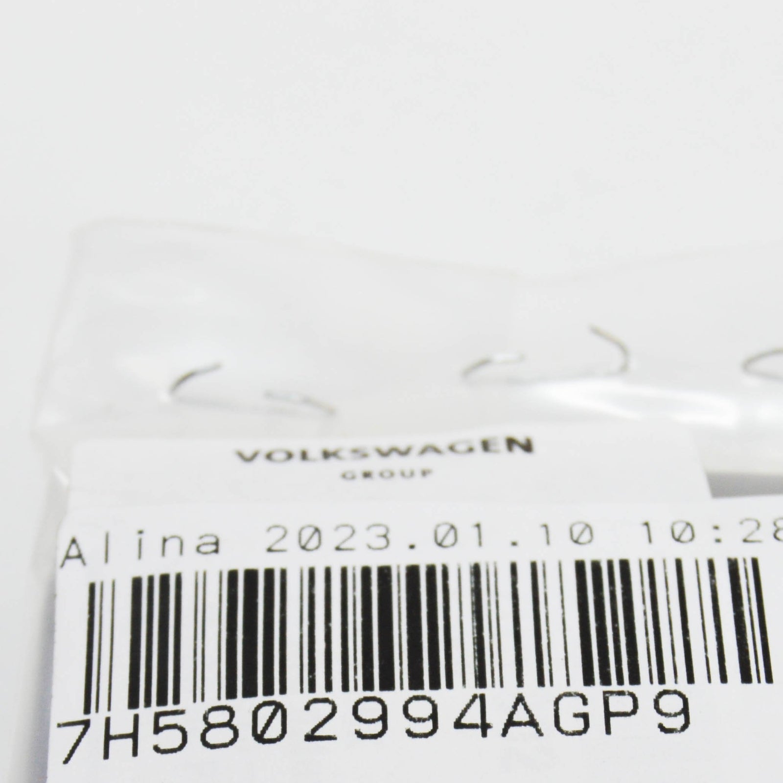 NEW VW TRANSPORTER T5 FLOOR LUGGAGE STRAP TIE LASHING EYE 7H5802994AGP9 ORIGINAL