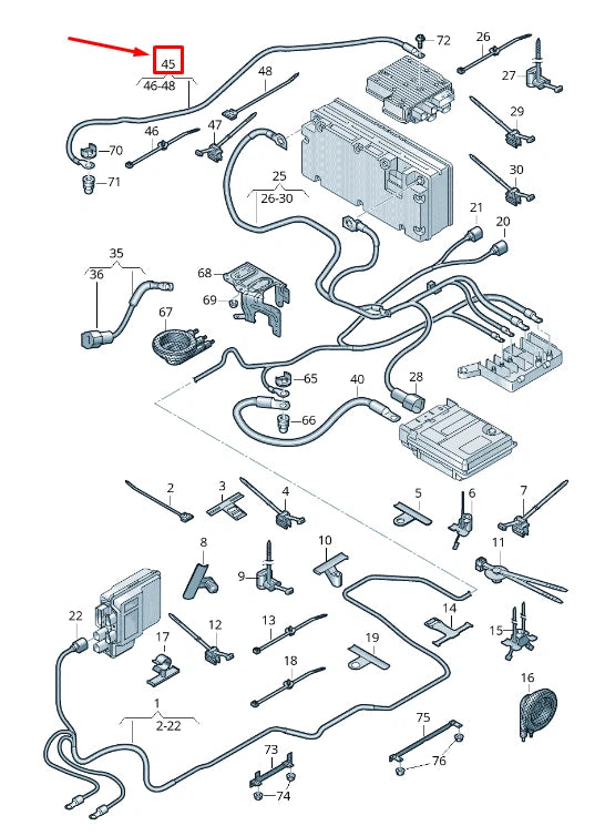 NEW VW TOUAREG CR ACTIVE ROLL STABILISATION EARTH LINE 4M0971534T