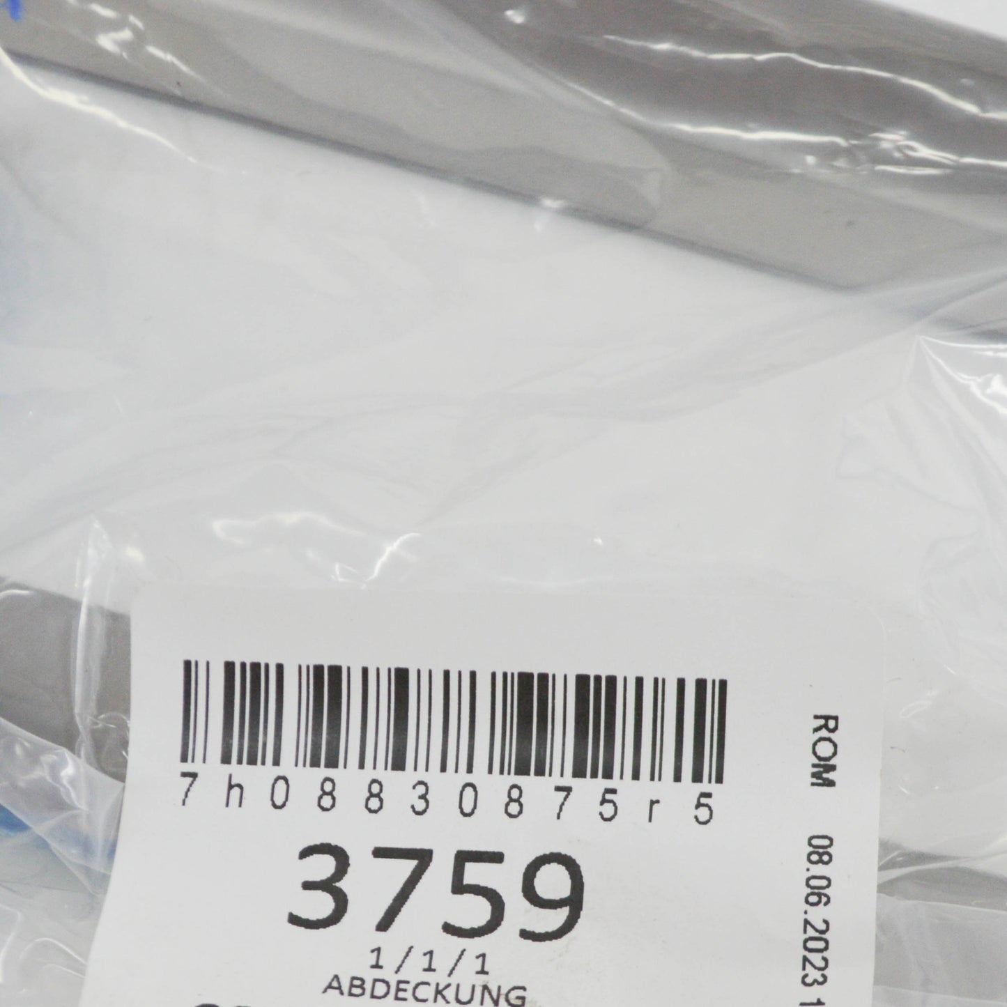 NEW VW TRANSPORTER T5 1. SEAT BENCH FLOOR MOUNT COVER 7H08830875R5 ORIGINAL