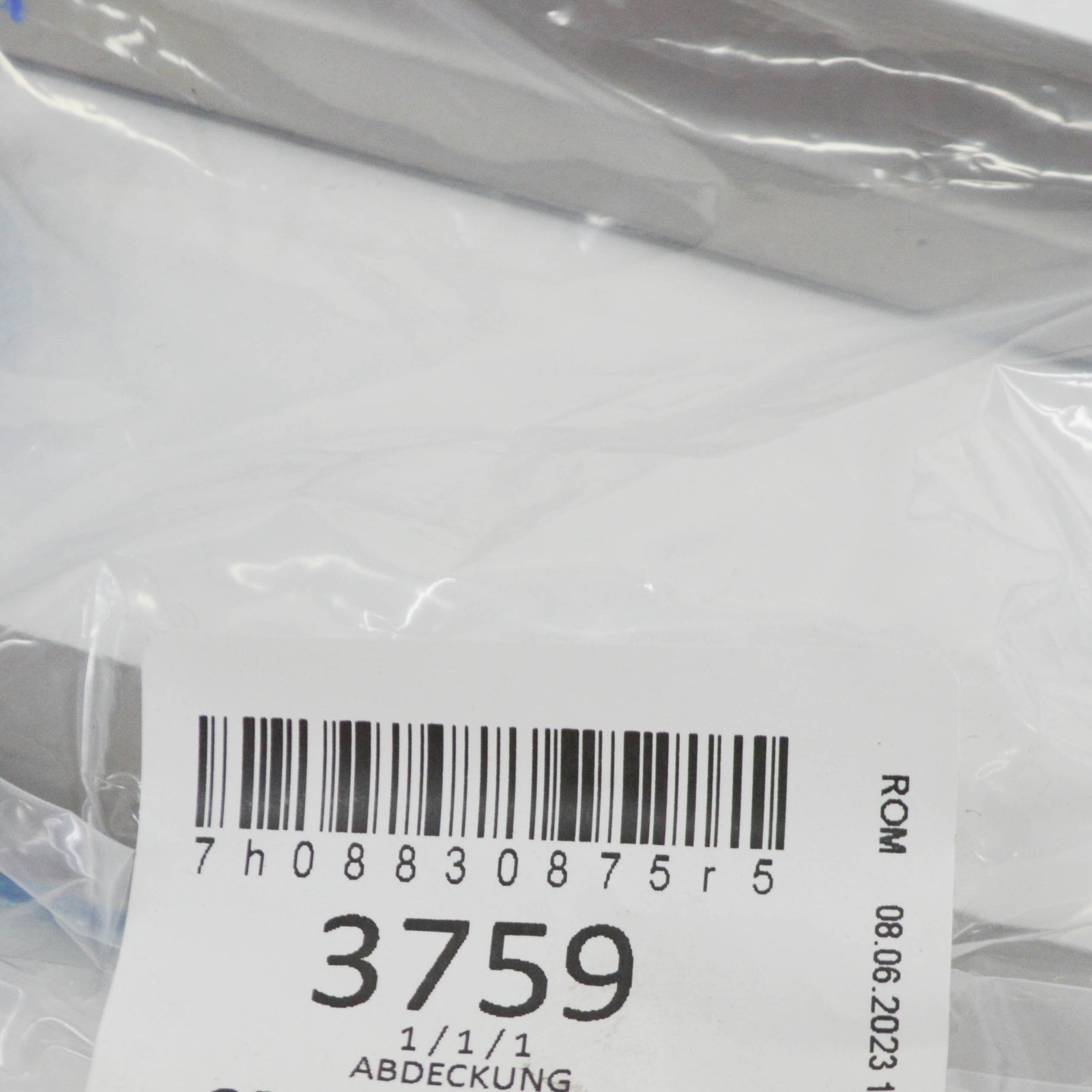 NEW VW TRANSPORTER T5 1. SEAT BENCH FLOOR MOUNT COVER 7H08830875R5 ORIGINAL