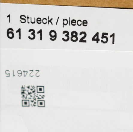 NEW BMW 1 F21 FRONT LEFT SEAT POWER MEMORY CONTROL SWITCH 61319382451 ORIGINAL