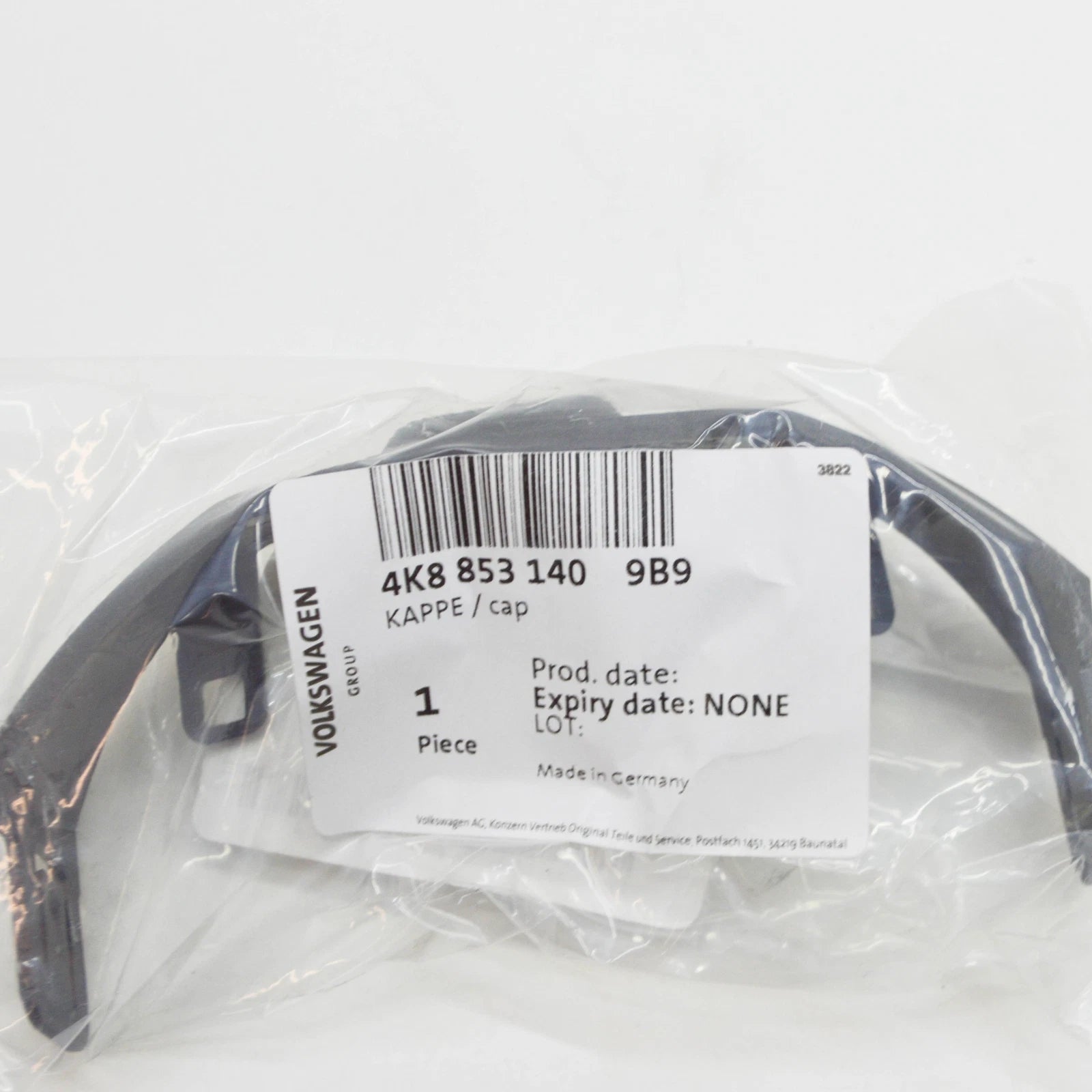 NEW AUDI A7 SPORTBACK 4K8 FRONT CENTER COVER CAP TRIM 4K88531409B9 2019 ORIGINAL