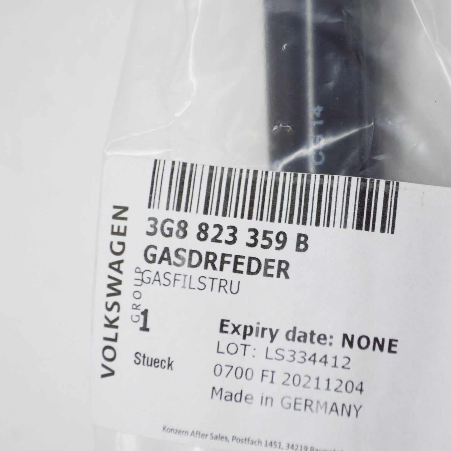 NEW VOLKSWAGEN ARTEON 3H7 FRONT HOOD GAS FILLED STRUT 3G8823359B ORIGINAL