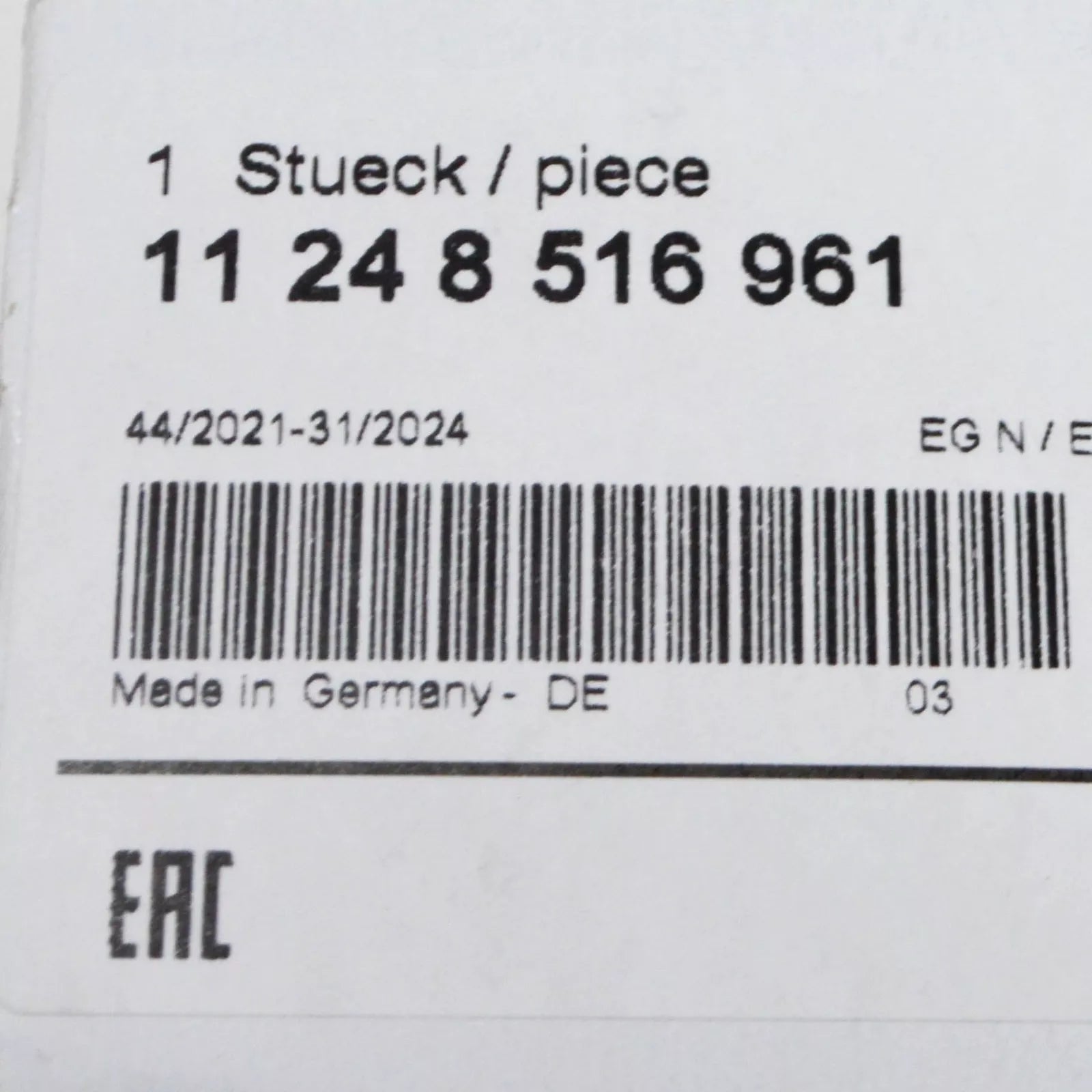 NEW BMW X1 F48 BEARING SHELL 11248516961 ORIGINAL