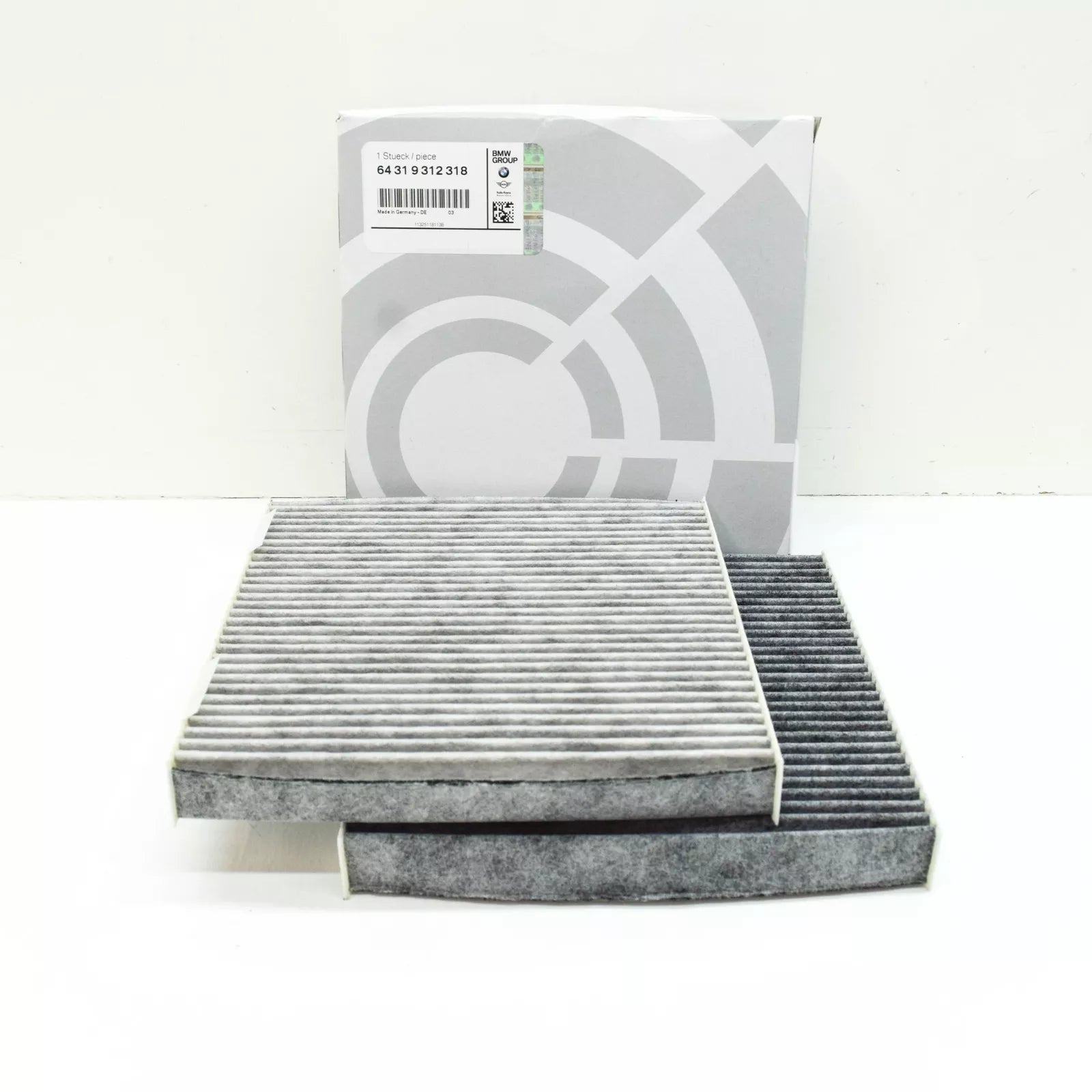 NEW BMW X4 F26 CHARCOAL CABIN AIR FILTER 64319312318 9312318 ORIGINAL