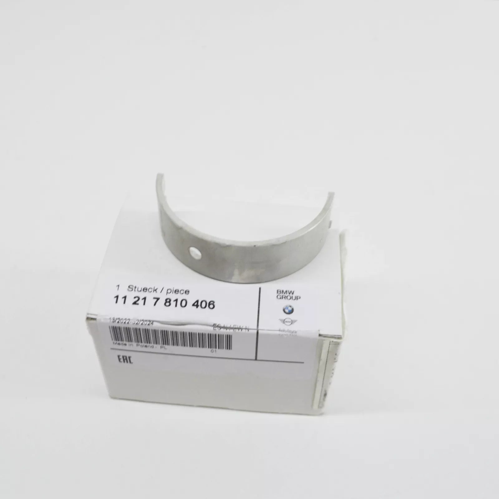 NEW BMW 3 E90 CRANKSHAFT BEARING SHELL GREEN 11217810406 7810406 ORIGINAL