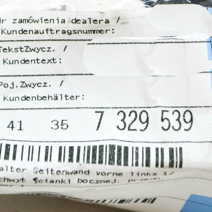 NEW BMW 3 GT F34 FRONT LEFT SIDE FENDER HOLDER 7329539 41357329539 ORIGINAL