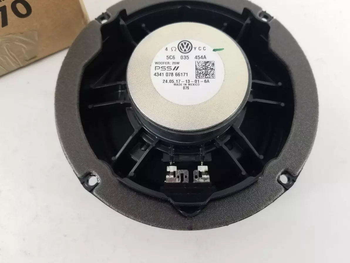NEW VOLKSWAGEN JETTA A6 FRONT DOOR BASS LOUDSPEAKER 5C6035454A ORIGINAL
