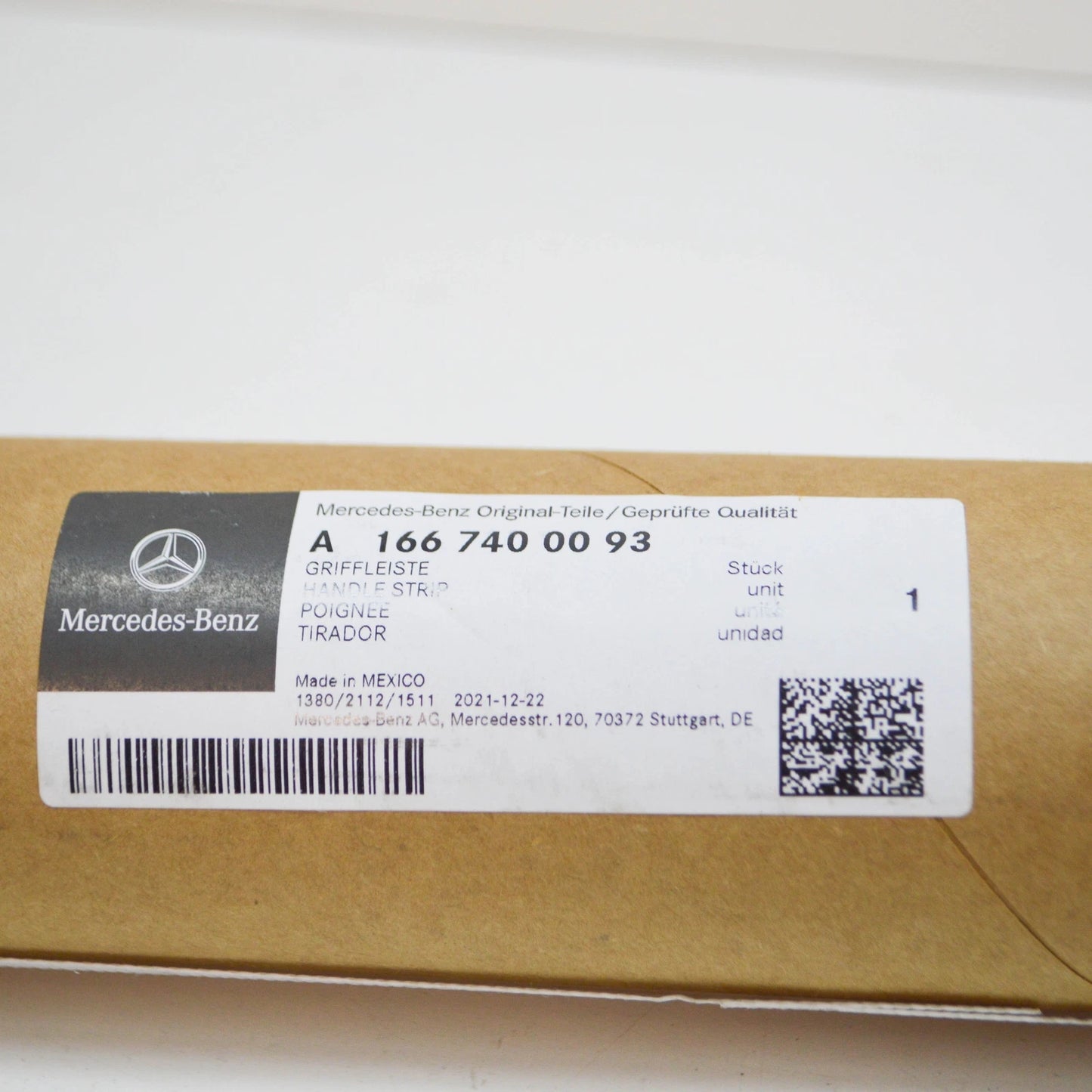 NEW MERCEDES-BENZ GLS X166 REAR PANEL DOOR HANDLE MOLDING A1667400093 ORIGINAL