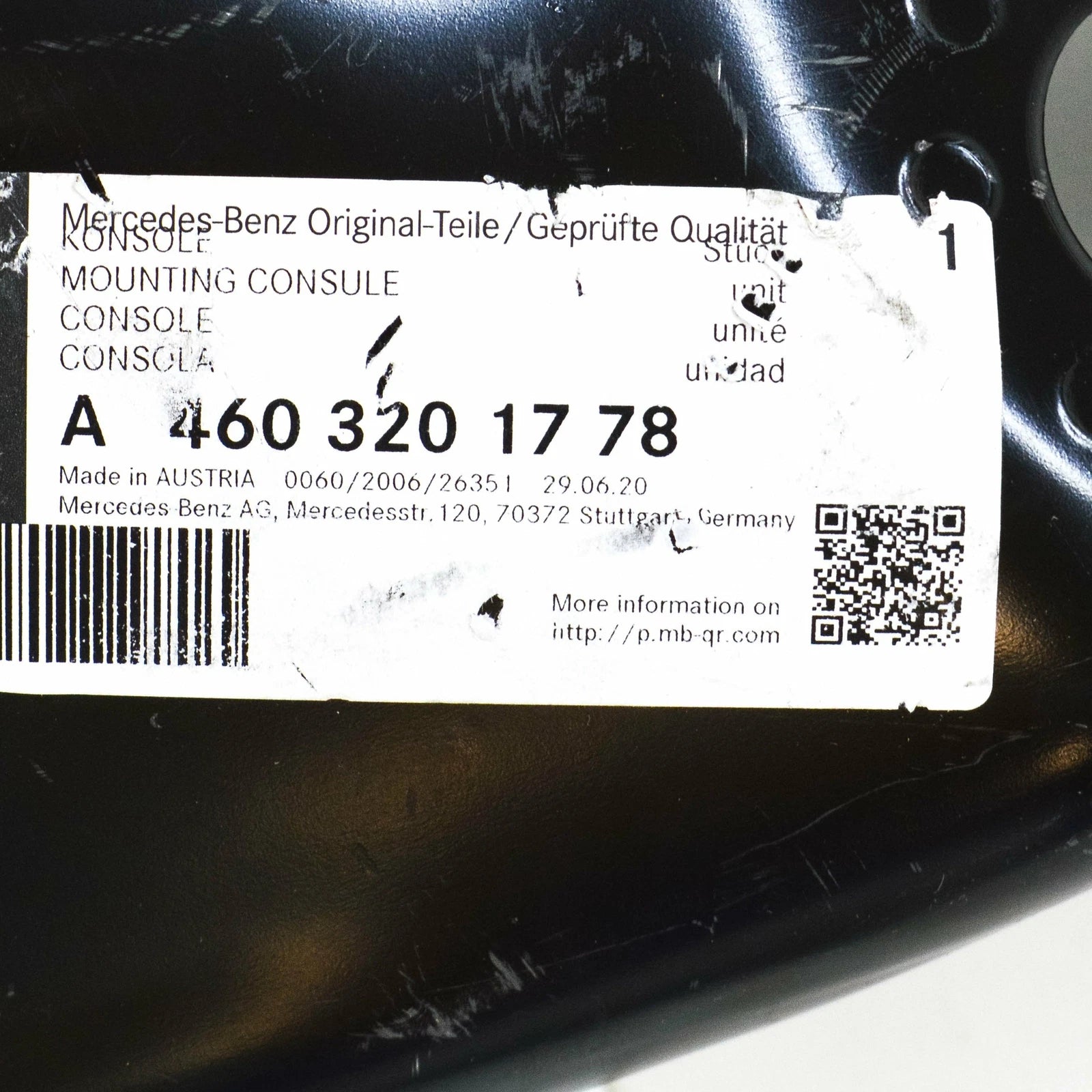 NEW MERCEDES-BENZ G W463 REAR RIGHT SHOCK ABSORBER BRACKET A4603201778 11554058