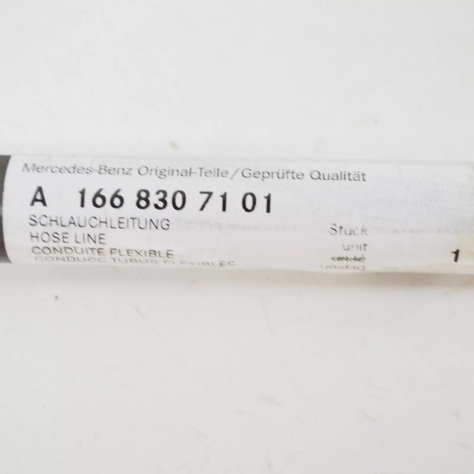 NEW MERCEDES-BENZ GLE W166 ENGINE COOLANT HOSE A1668307101 ORIGINAL