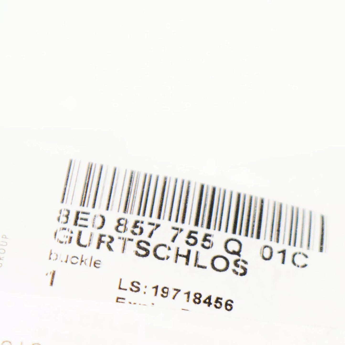 NEW AUDI A6 C6 FRONT SEAT BELT BUCKLE 8E0857755Q01C 8E0857755Q 01C