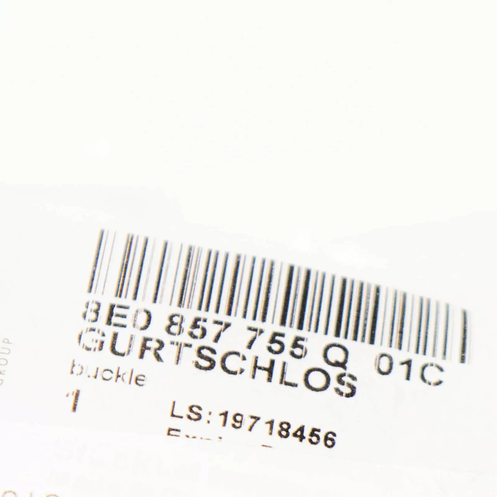 NEW AUDI A6 C6 FRONT SEAT BELT BUCKLE 8E0857755Q01C 8E0857755Q 01C