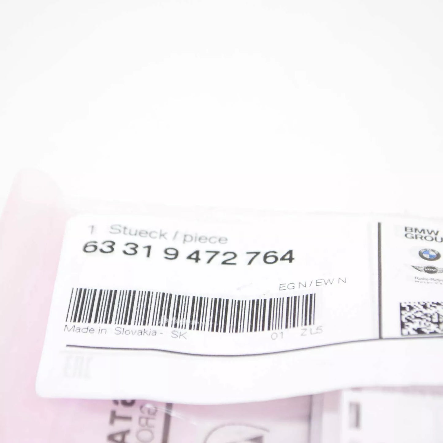 NEW BMW 1 F40 INTERIOR VANITY MIRROR LED LIGHT 9472764 63319472764 ORIGINAL