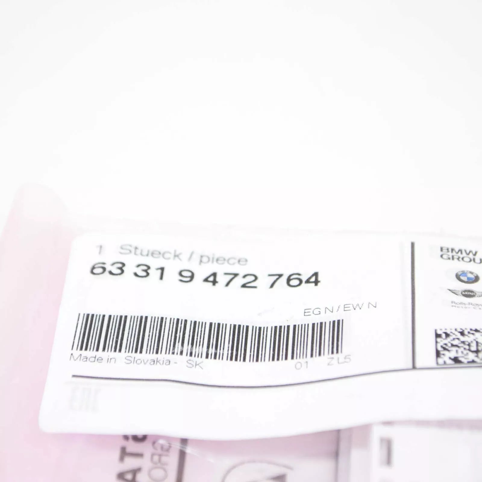 NEW BMW 1 F40 INTERIOR VANITY MIRROR LED LIGHT 9472764 63319472764 ORIGINAL