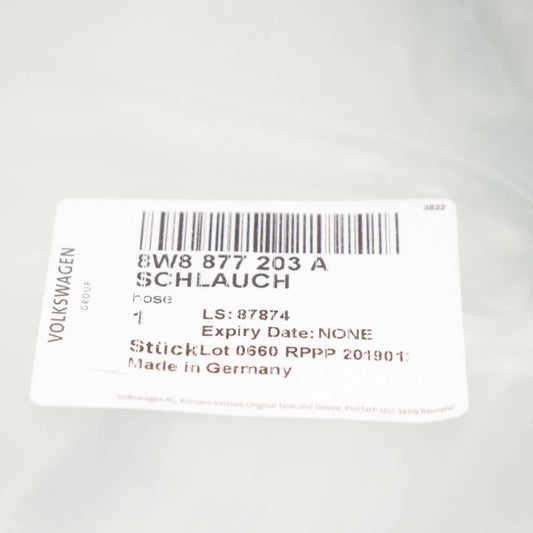 NEW AUDI A5 8W6 SUNROOF DRAIN HOSE 8W6877203A ORIGINAL