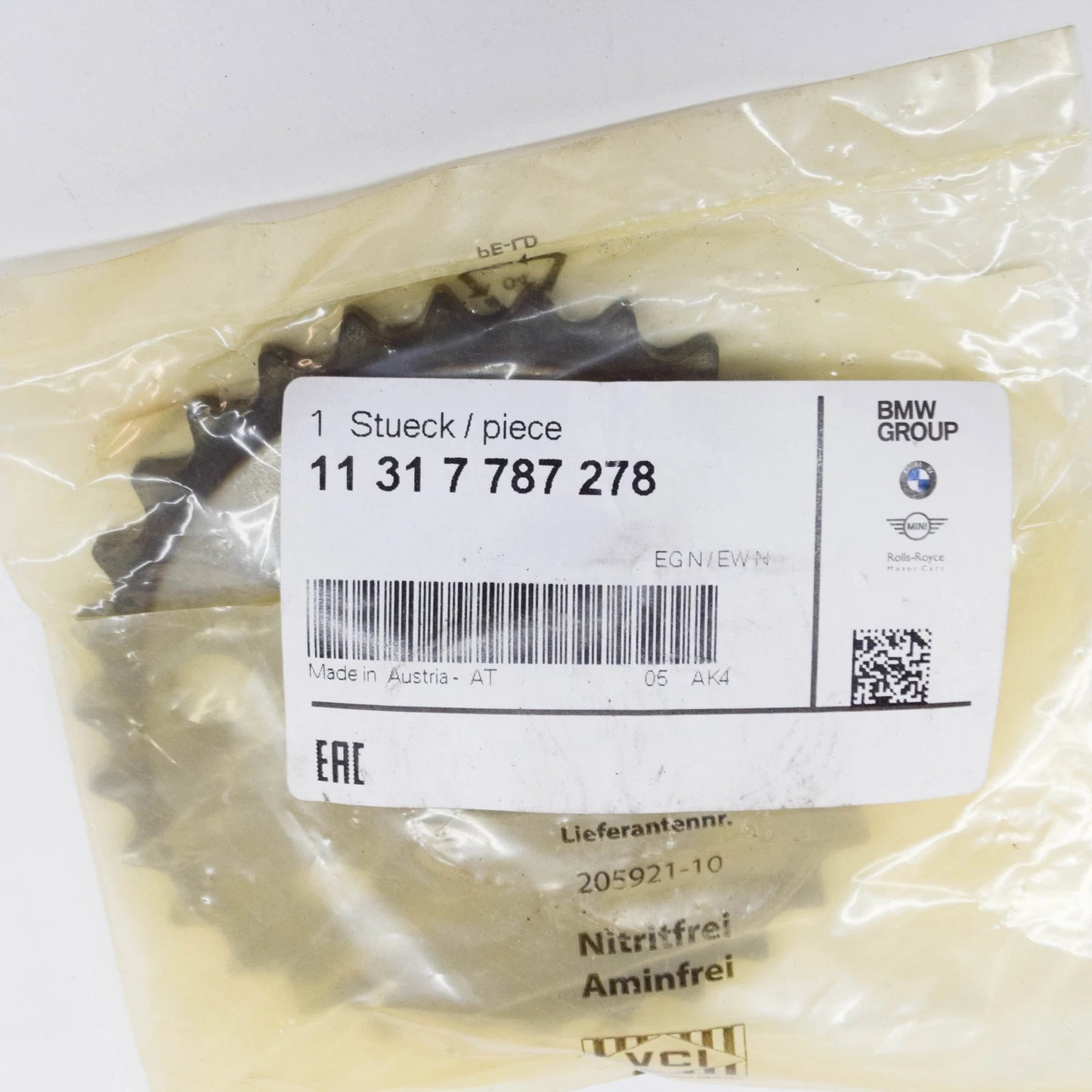 NEW BMW 3 E46 CAMSHAFT SPROCKET 11317787278 7787278 ORIGINAL