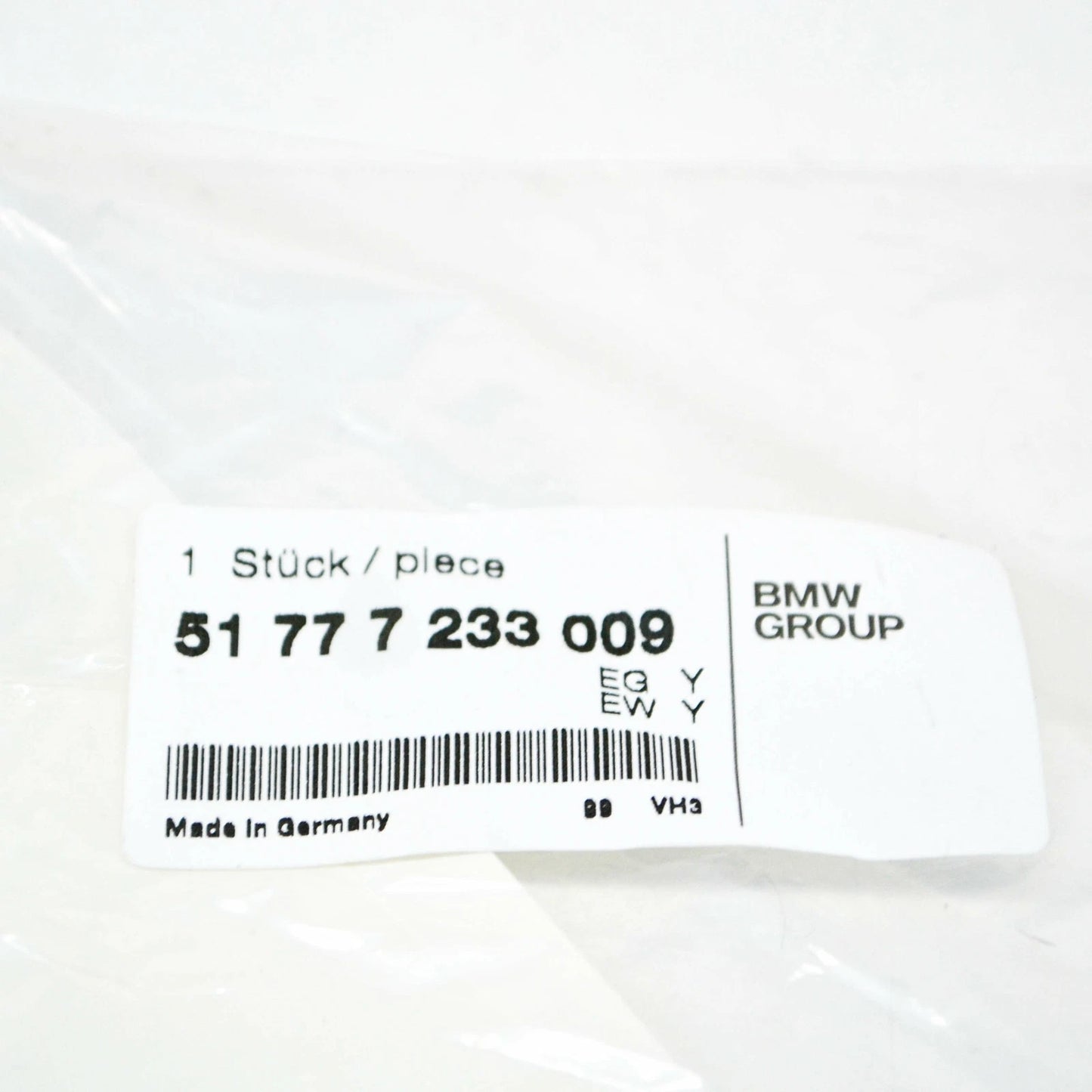 NEW BMW 7 F01 LEFT DOOR SILL PROTECTION FOIL SCREEN 51777233009