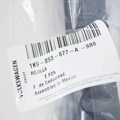 NEW VOLKSWAGEN GOLF MK6 FRONT BUMPER CENTER VENT GRILLE 1K9853677A9B9 ORIGINAL