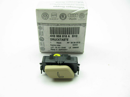 new audi a6 avant c7 front right seat massage switch 4h0959918abh9 original