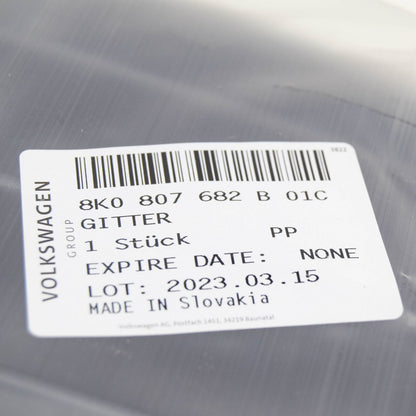 NEW AUDI A4 B8 FRONT BUMPER RIGHT VENT GRILLE 8K0807682B01C ORIGINAL