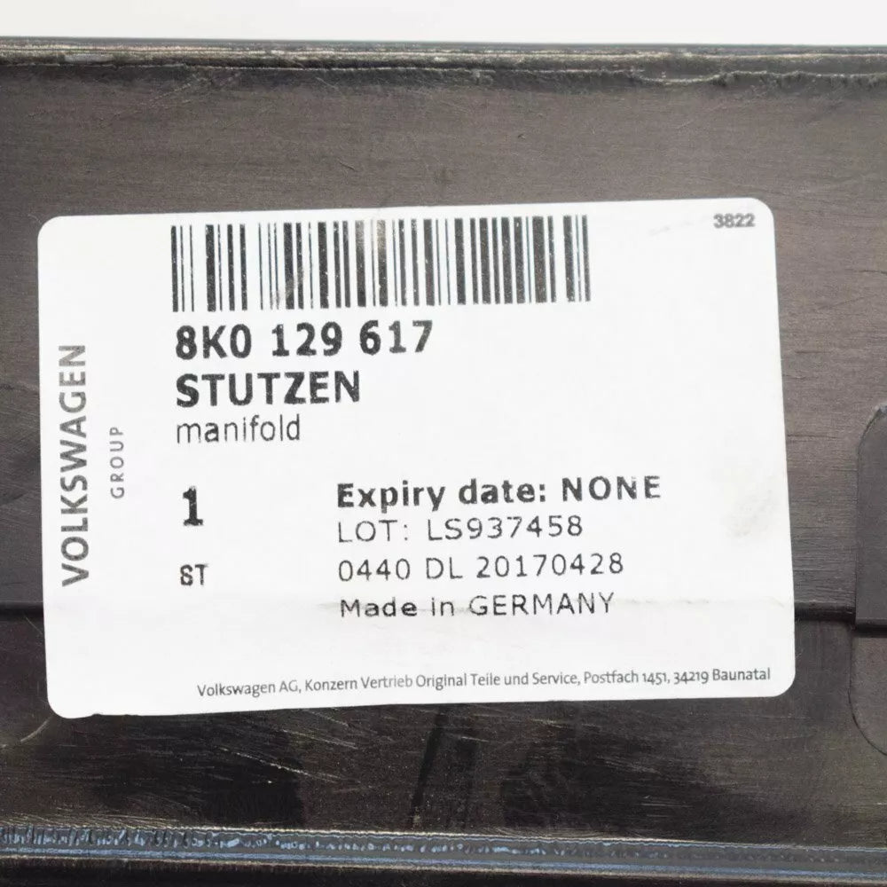 NEW AUDI A4 B8 AIR INTAKE DUCT 8K0129617 ORIGINAL