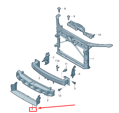 new skoda octavia mk3 5e front centre air duct 5e0121295e original