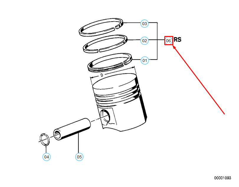 new bmw 6 e24 coupe piston rings repair kit 1x 11251278752 1278752 original