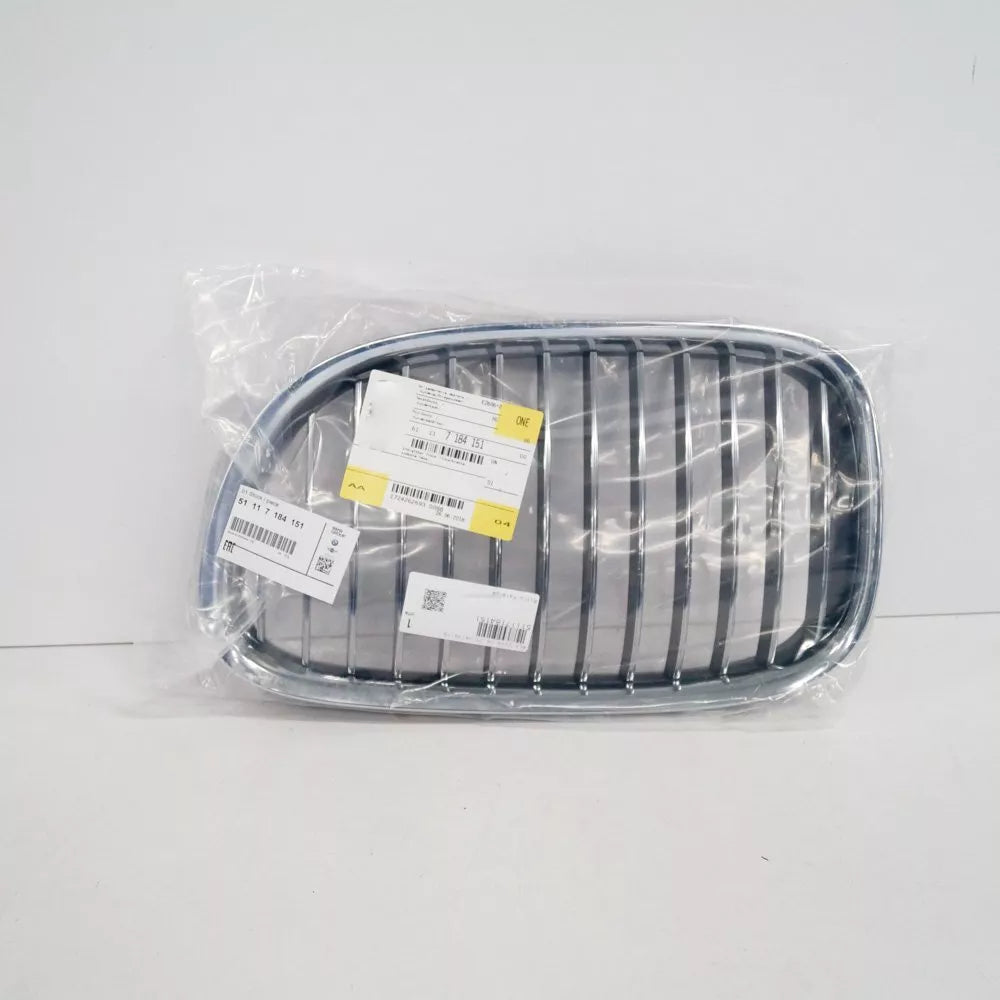 NEW BMW 7 F01 FRONT LEFT RADIATOR GRILLE 51117184151 7184151 ORIGINAL