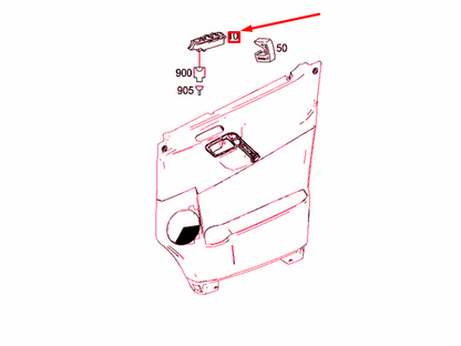 NEW MB SPRINTER 906 FRONT LEFT DOOR REGULATOR SWITCH PANEL LHD A9065451413