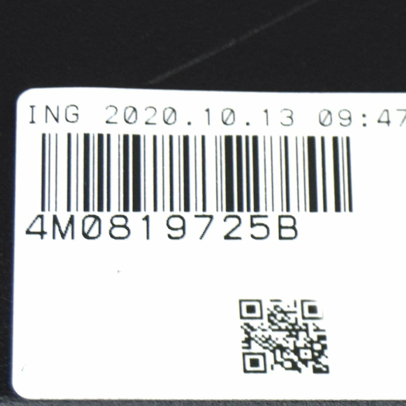 NEW AUDI Q7 4M LEFT OUTER INTERIOR PANEL AIR DUCT 4M0819725B