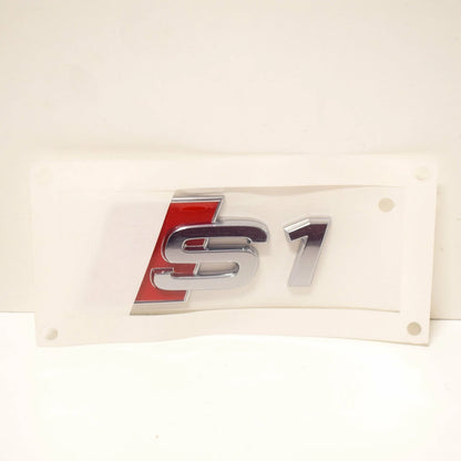 NEW AUDI S1 8X TRUNK LID S1 CHROME BADGE EMBLEM 8X08537352ZZ