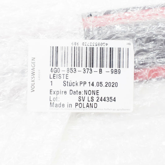 NEW AUDI A6 C7 FRONT LEFT DOOR SILL STRIP S-LINE 4G0853373B9B9 ORIGINAL