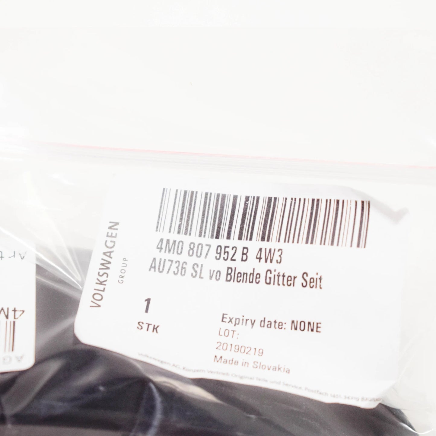 NEW AUDI Q7 4M FRONT BUMPER RIGHT TRIM 4M0807952B4W3 ORIGINAL