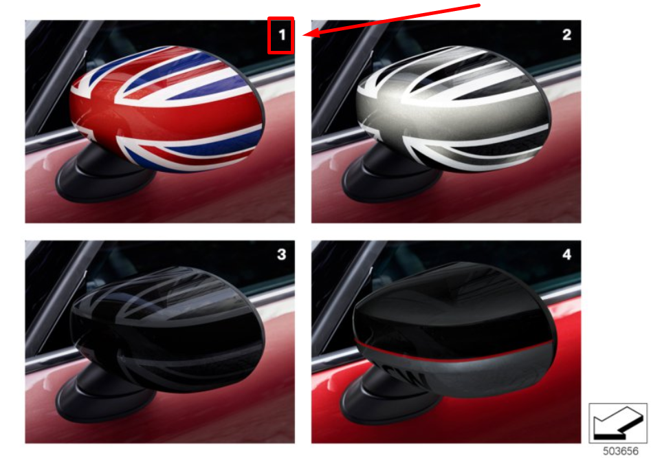 new mini f60 front left door mirror cover rhd 51162465787 2465787 original