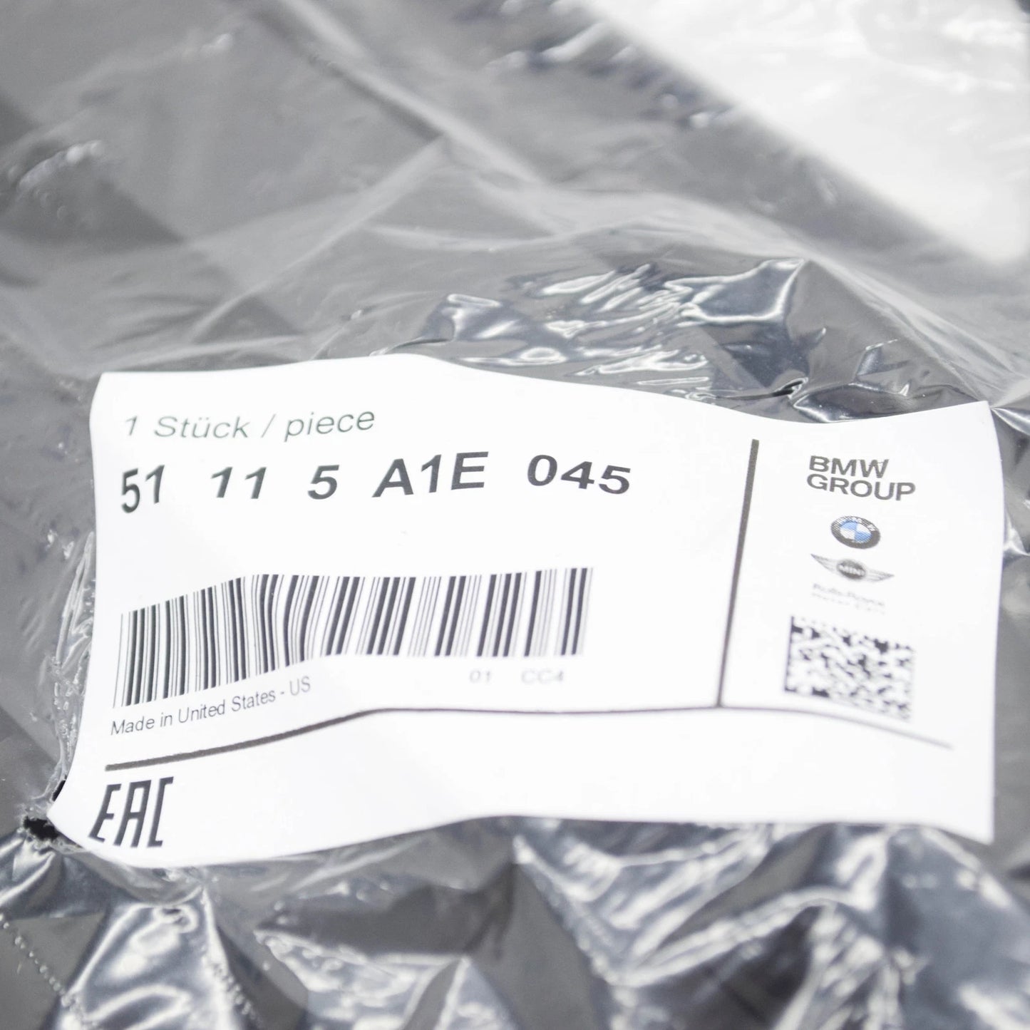 NEW BMW X5 G05 FRONT BUMPER LEFT GRILLE 51115A1E045 5A1E045 ORIGINAL