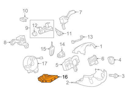 new audi a3 8p steering wheel control unit 8p0953549k original