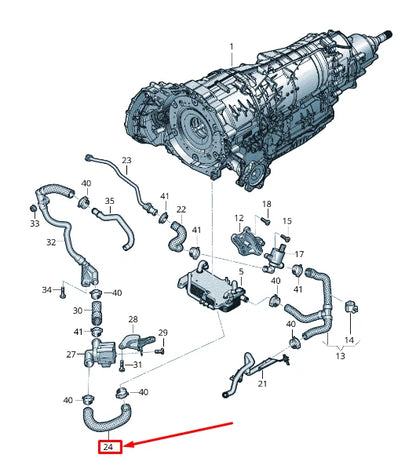 NEW AUDI A8 4N ENGINE CIRCULATION PUMP BRACKET 4N0121313AN